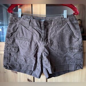 Cabela’s Women’s 7 Pocket Hiker Cargo Shorts Size 6 Brown Outdoor